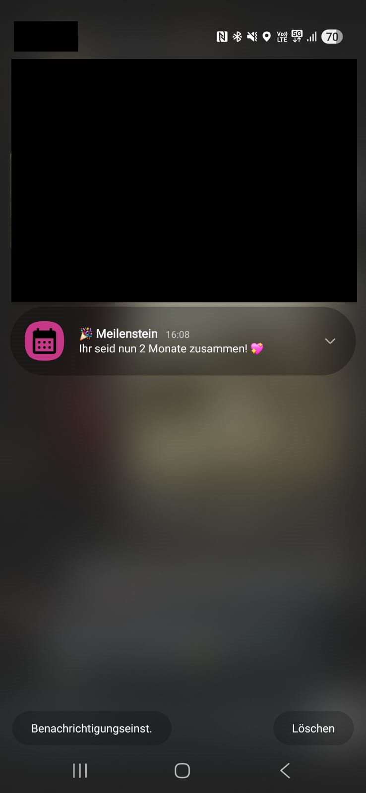 push-notification for a milestone