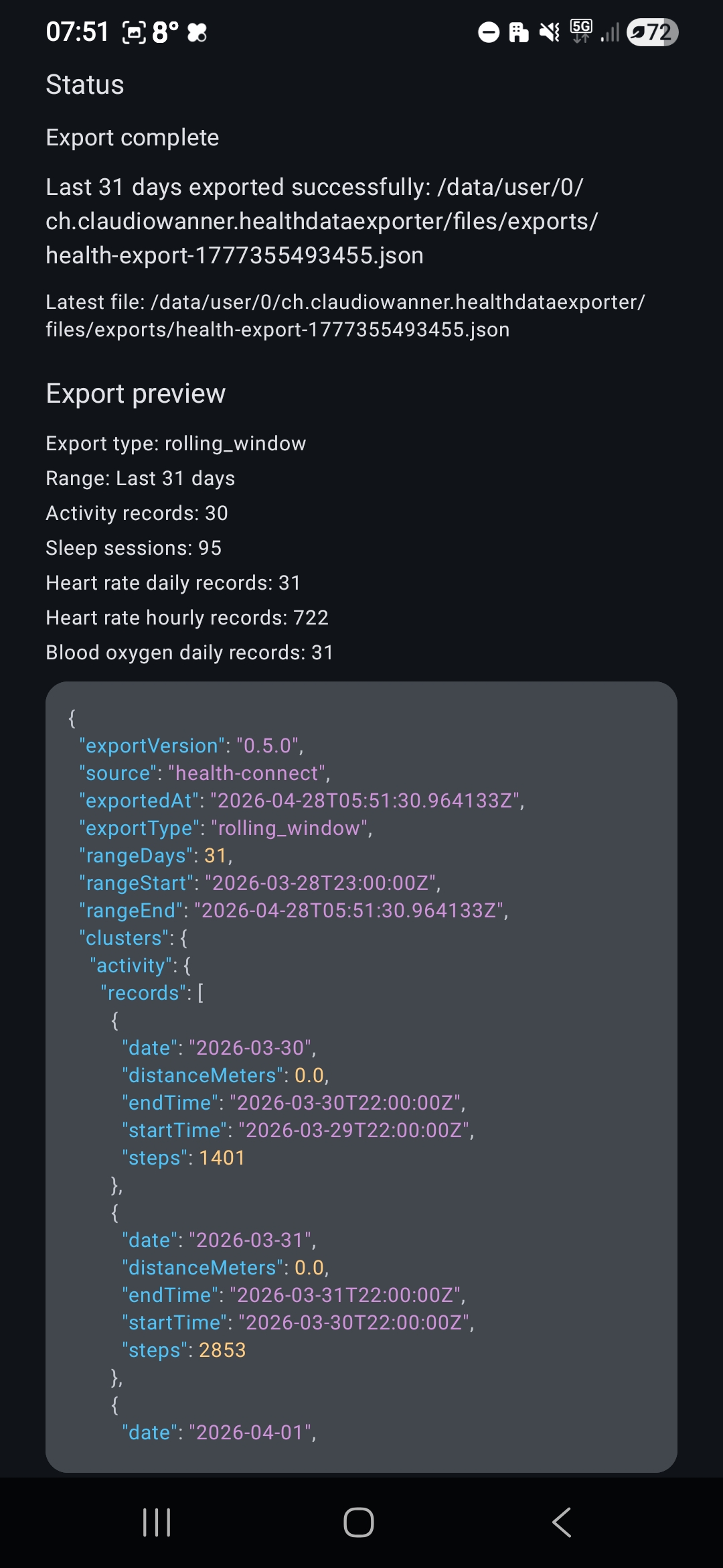 App Export